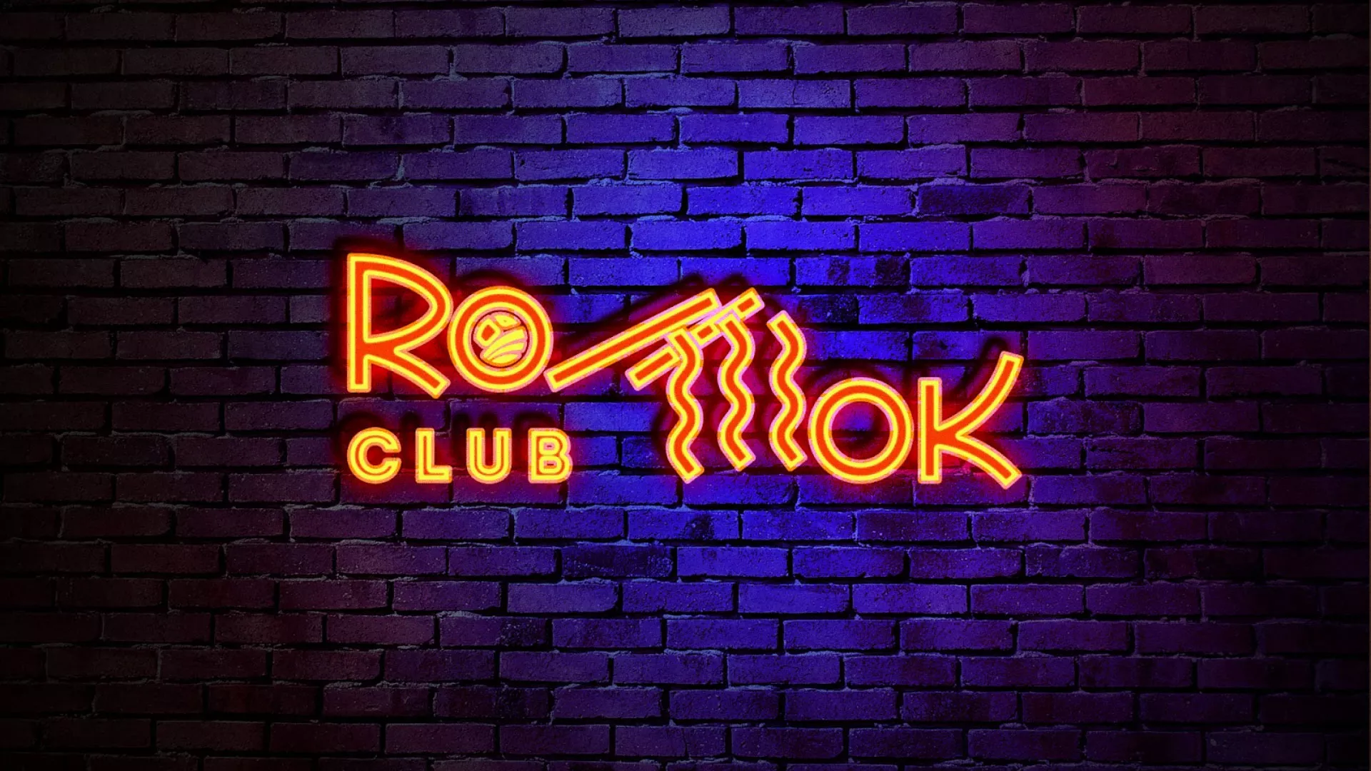 Разработка интерьерной вывески суши-бара «Roll Wok Club» в Каменск-Шахтинске